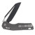 Microtech MSI Folding Knife S/E Black Standard Fluted Aluminum Natural Clear MT2101FLNC