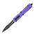 Microtech Dirac OTF Automatic Knife Black Partially Serrated D/E Purple AUMT2272PU