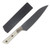 Microtech 6in Utility Knife DLC Standard Ivory W/ Bronzed Titanium Bolster MT3400B1DLCIVS