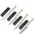 Microtech 4.5in Steak Knife 4PC Set Stonewash Standard Ivory G-10 MT360010SETIV