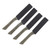 Microtech 4.5in Steak Knife 4PC Set Stonewash Standard OD Green G-10 MT360010SETOD