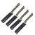 Microtech 4.5in Steak Knife 4PC Set Stonewash Standard OD Green G-10 MT360010SETOD