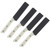 Microtech 4.5in Steak Knife 4PC Set G-10 Ivory Stonewash Full Serrate MT360012SETIV