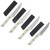Microtech 4.5in Steak Knife 4PC Set G-10 Ivory Stonewash Full Serrate MT360012SETIV