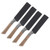 Microtech 4.5in Steak Knife 4PC Set STNWSH Standard TI Bolster Coyote Tan G-10 MT3600B10SETCE