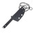 Griffin Scout Medic Fixed Blade Satin Magnacut - Titanium Black G10 W/Sheath GRIFFSMSATBLKG10