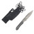 Griffin X-Limited Fixed Blade Stonewash Magnacut - Titanium Black Micarta GRIFFSMSWBM