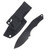 Griffin Scout 2.5 Fixed Blade Blackwash Magnacut - Titanium Black G10 GRIFFS2.5BWBLKG10