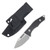 Griffin Scout 2.5 Fixed Blade Satin Magnacut - Titanium Marble Carbon Fiber GRIFFS2.5SATMRBLCF
