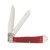 Case XX Red Pickbone Indian Head Penny Trapper Folding Knife Gift Set CATIHPRPB