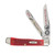 Case XX Red Pickbone Indian Head Penny Trapper Folding Knife Gift Set CATIHPRPB