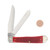 Case XX Red Pickbone Indian Head Penny Trapper Folding Knife Gift Set CATIHPRPB
