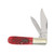 Steel Warrior Red Pickbone Barlow Folding Knife FRSW163RPB