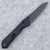 Piratech Kraki Lite Folder Blue Canyon Richlite Handle Blk PVD Coated S30V Blade K03L1