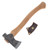 Hoffman Blacksmithing Trapper Hatchet 15" Oval Handle Bulb End HOFTHOB