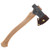 Hoffman Blacksmithing Trapper Hatchet 15" Oval Handle Bulb End HOFTHOB