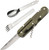 TB Outdoor French Army Camp Knife Green TBO056