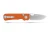 Olive Knives Lenta Folding Knife High Visibility Orange G10 Tungsten Carbide Blade LNT-G10ORN-TC
