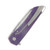 MachineWise Mojave 1323 Framelock Folding Knife S90V/Purple Pattern Titanium MOJAVE1323