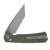 GEO Knife Blaze Axis Lock Folding Knife Stonewash M390 Blade Green G10 Handle GEO2503H