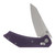 GEO Knife Maciej Torbé DIVID Axis Lock Folding Knife SW M390 Blade Purple G10 Handle GEO2507G 