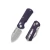 GEO Knife Fabian Hobbelen Belluf Folder SW M390 Blade Purple G10 Handle GEO2508C