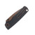 Vosteed Porcupine Thumb Stud Folder 14C28N Copper Dune Blade Black Micarta Handle A2610