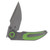 Poikilo Blade x Christensen Knifeworks Casque Folder Standard DSW Green 1P POIBCKCASQSDSWG1