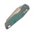 Microtech MSI Mini RAM-LOK Folder PS Marfione Select Bronzed SW Antique Green Ano Fluted TI W/Bronze Accent MT210M14FLMS2