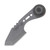 TOPS Knives 3 Bros Fixed Blade Neck Knife 2in Tumble Finish Tanto