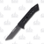 Schrade Ultraglide Black Folding Knife 3.25in Gray Tanto Blade