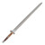 Rite Edge Damascus Large Period Sword Wood Handles DM5016