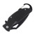 Camping Folding Knife Black with Firestarter