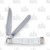 Case XX Merry Christmas Dad Heavenly Pearl Corelon Trapper Folding Knife CAHPMCD