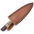 Rite Edge Sidearm Hunter Rosewood and Stag 3 Inch Plain Drop Point 2