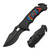 Szco Rescue Tie Dye Red and Blue Folding Knife