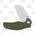 Kizer Mini Sheepdog C01C Green G-10 Handle