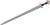 Cold Steel Viking Sword 30in Plain Edge Rosewood Damascus