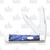 Case Blue Pearl Kirinite Trapper Folding Knife