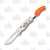 Outdoor Edge Ignitro Folding Knife 2.3in Drop Point Blade Orange