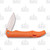 Outdoor Edge Ignitro Folding Knife 2.3in Drop Point Blade Orange