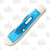 Case Caribbean Blue Sawcut Jigged Bone Mini Trapper Folding Knife