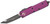 Microtech UTX-85 Out-The-Front Automatic Knife (T/E Black | Violet)