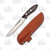 Bark River Adventurer Fixed Blade Knife Thistle Burgundy