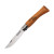 Opinel No.07 Beechwood Folding Knife Carbon Clam Pack