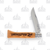 Opinel No 08 Folding Knife 3.28in Plain Edge Deer Etch Oak Handle