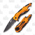 MTech Cap Lifter Folding Knife Orange