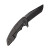 Hoback A8 Slimline Folding Knife Titanium 3.25in Black DLC Tanto Blade