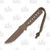 Spartan Blades Formido Fixed Blade Knife FDE SpartaCoat/Coyote Brown Kydex Sheath SB39DEKYTN