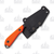 White River M1 Backpacker Pro Black Blade Orange G10 Handles